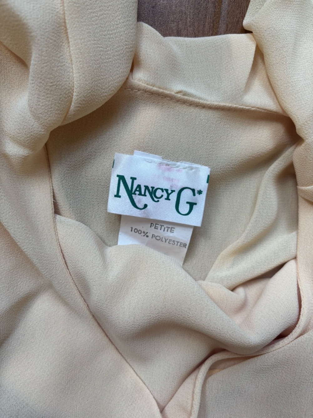 Vintage Soft Feminine Yellow Ruffle-Sleeve Midi Dress, Deadstock, BNWT, Sz Small - Picture 9 of 13